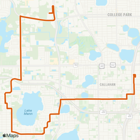 LYNX Malibu Street / Mercy Dr. map