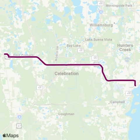 LYNX W. U. S. 192 / Four Corners map