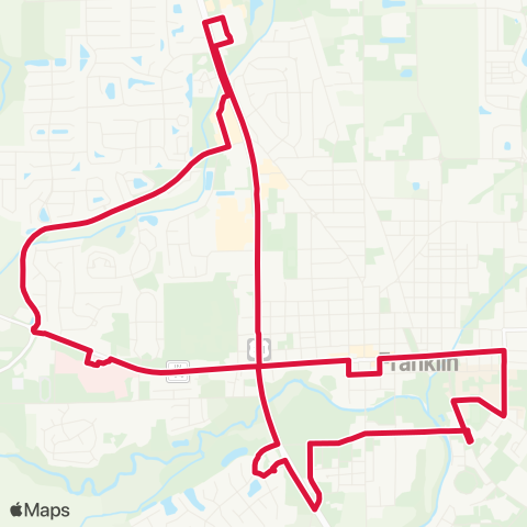 CIRTA Franklin Connector West map