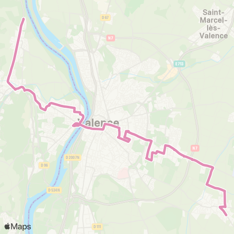 Citéa Cornas la Mûre - Malissard les Roches map