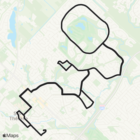 exo Laurentides Blainville - Fontainebleau (s/ Réservation) map