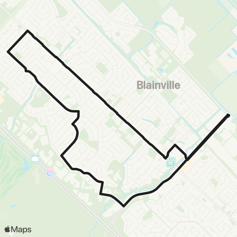 exo Laurentides Blainville - Secteur Ouest map