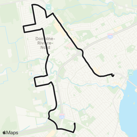 exo Laurentides St-Eustache - Arthur-Sauvé et Industriel map