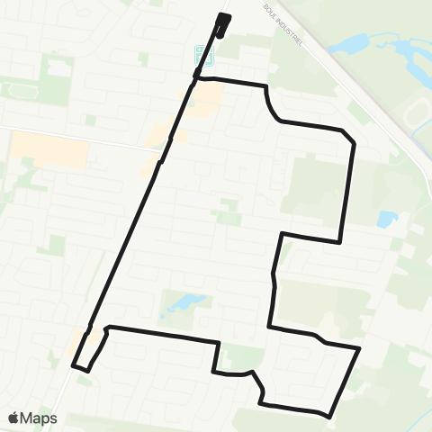 exo Sud-Ouest Châteauguay map