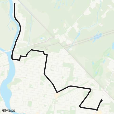 exo Sud-Ouest Châteauguay map