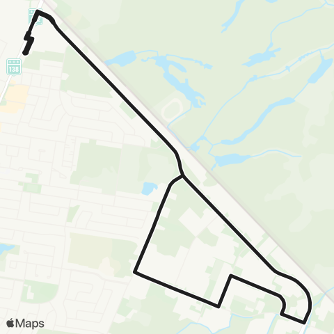 exo Sud-Ouest Châteauguay map