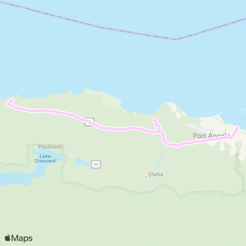 Clallam Transit Joyce map