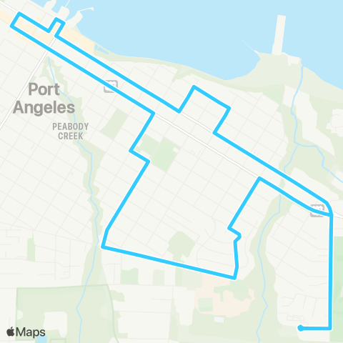 Clallam Transit College / Medical Center map