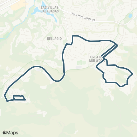 City of Calabasas Line 4 map