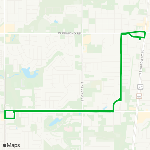 Citylink Edmond Fretz / 15th - Crest Foods map