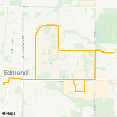 Citylink Edmond UCO - Kickingbird - Target map