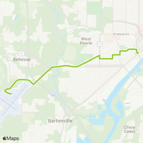 CityLink John Gwynn map