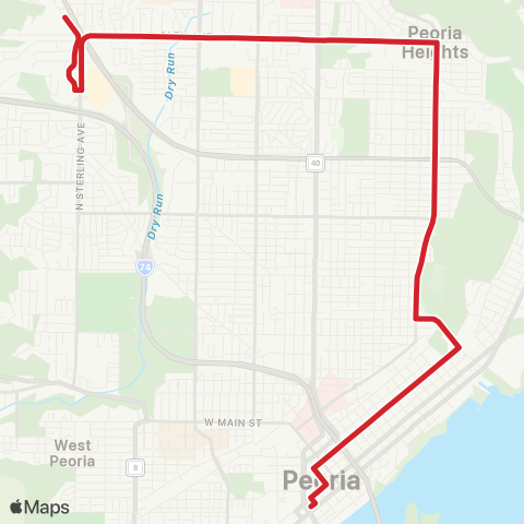 CityLink Heights map