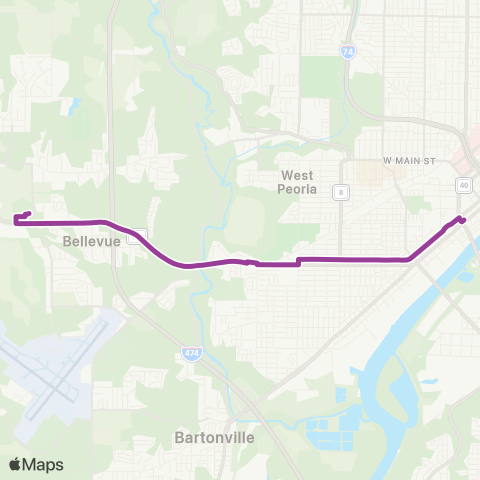 CityLink Lincoln map