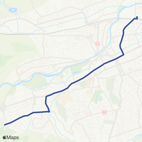 CTP Cluj Str. Bucium - P-ta 1 Mai map