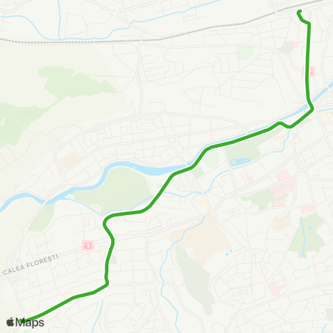 CTP Cluj Str. Bucium - P-ta Garii map