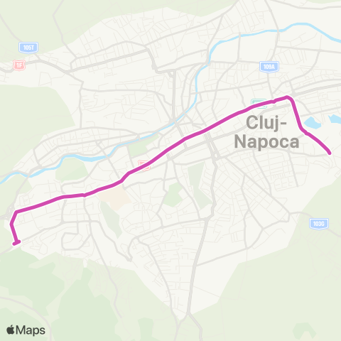 CTP Cluj Str. Unirii - Str. Bucium map