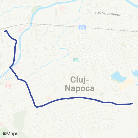 CTP Cluj Str. Unirii - P-ta Garii map