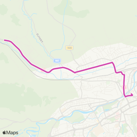 CTP Cluj P-ta M.Viteazul - Comuna Baciu map