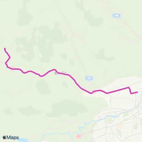 CTP Cluj P-ta Garii - Baciu / Mera map