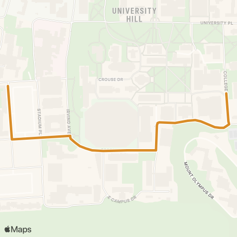 Centro Syracuse University Waverly Ave map