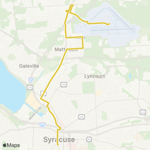 Centro Syracuse Mattydale map