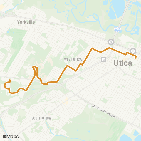 Centro Utica Lenox - Business Park map