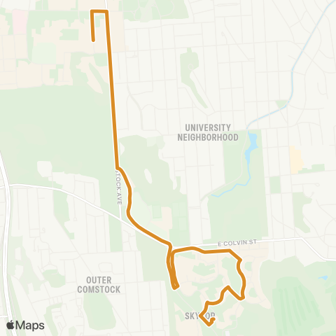 Centro Syracuse University Slocum Heights map