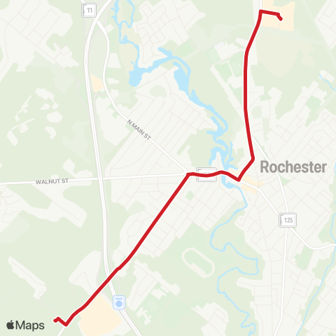 COAST Rochester map