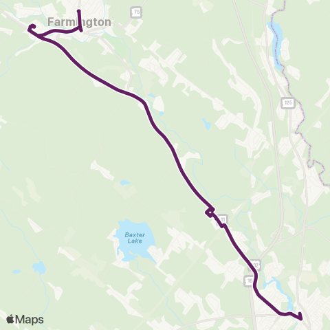 COAST Farmington / Rochester map