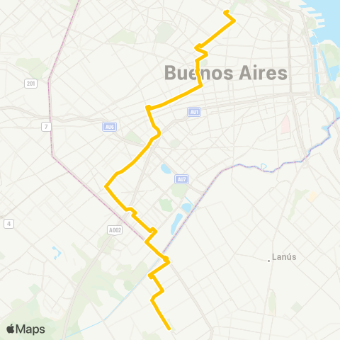 Ciudad de Buenos Aires Jnamba145 map