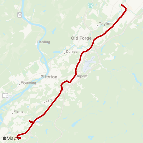 COLTS Mohegan Sun / WB VA map