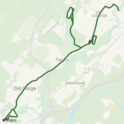 COLTS Old Forge map