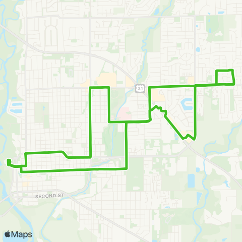 ColumBUS Transit 3 map