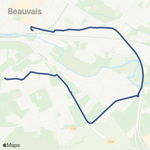 Corolis - Réseau scolaire Ligne 501 map