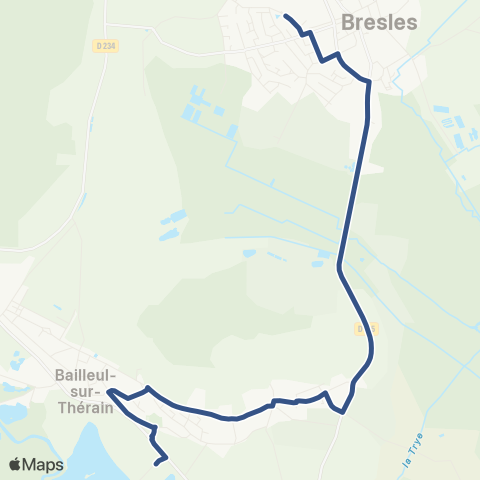 Corolis - Réseau scolaire Ligne 525 map