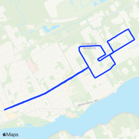 Cornwall Transit Sunrise map