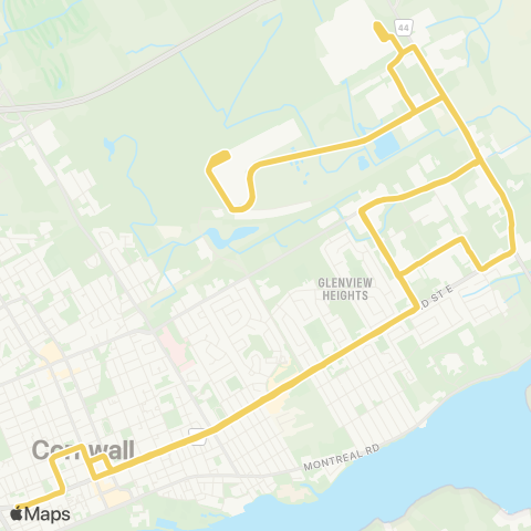 Cornwall Transit Business Park map