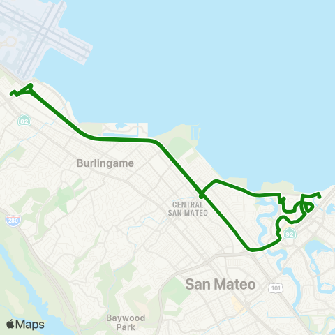 Commute.org North Foster City map