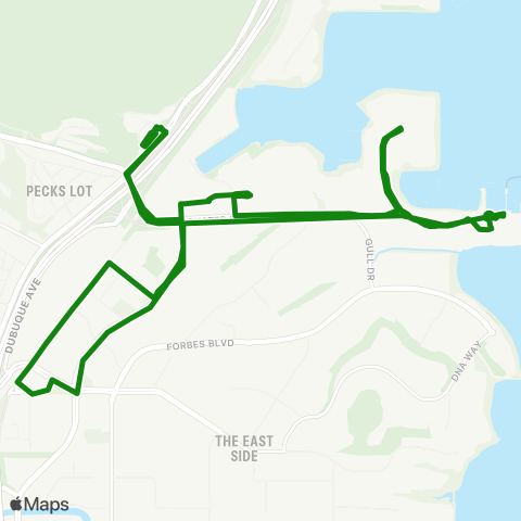 Commute.org Oyster Point Ferry map