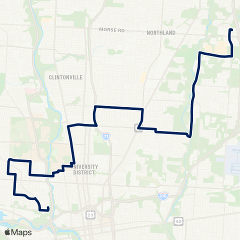 COTA Hudson map