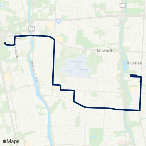 COTA Henderson map