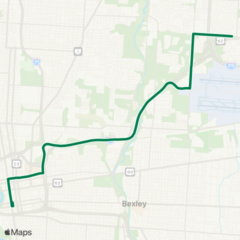 COTA Gahanna map