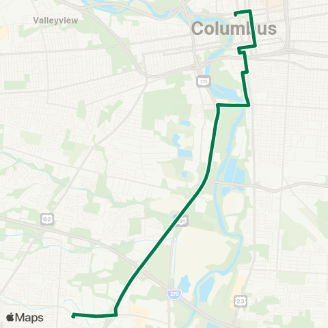 COTA Grove City map