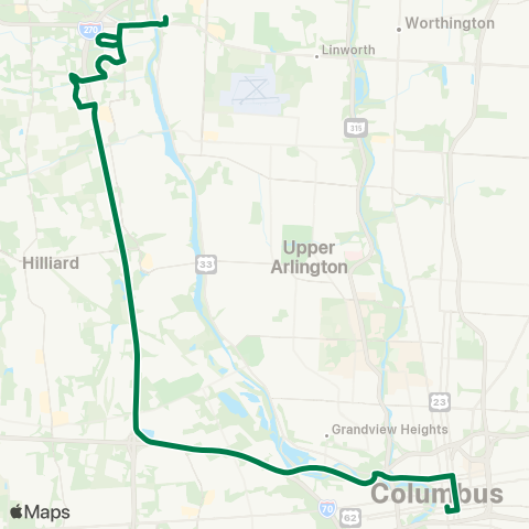 COTA Dublin map