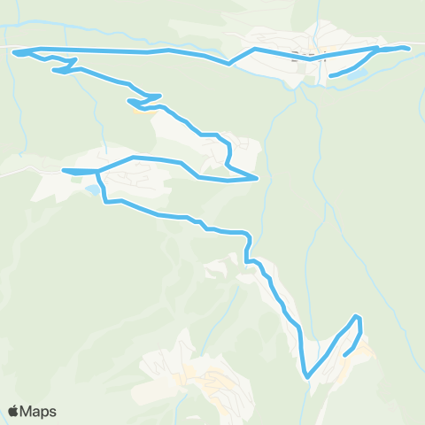 Skibus Courchevel  map