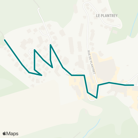 Skibus Courchevel  map