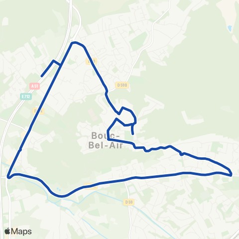 Pays d'Aix Mobilité Bba - Primaires et Maternelles map