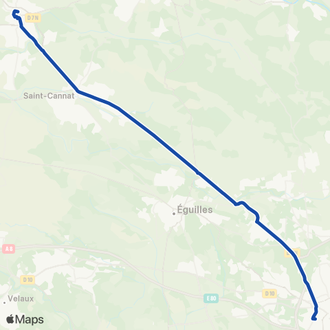 Pays d'Aix Mobilité Lambesc - St Cannat - Aix map