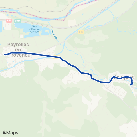 Pays d'Aix Mobilité St Paul-Jou-Mey - Pey - Clg Jaurès map